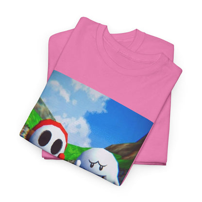 Shy Guy And Boo Flipping Off Tee