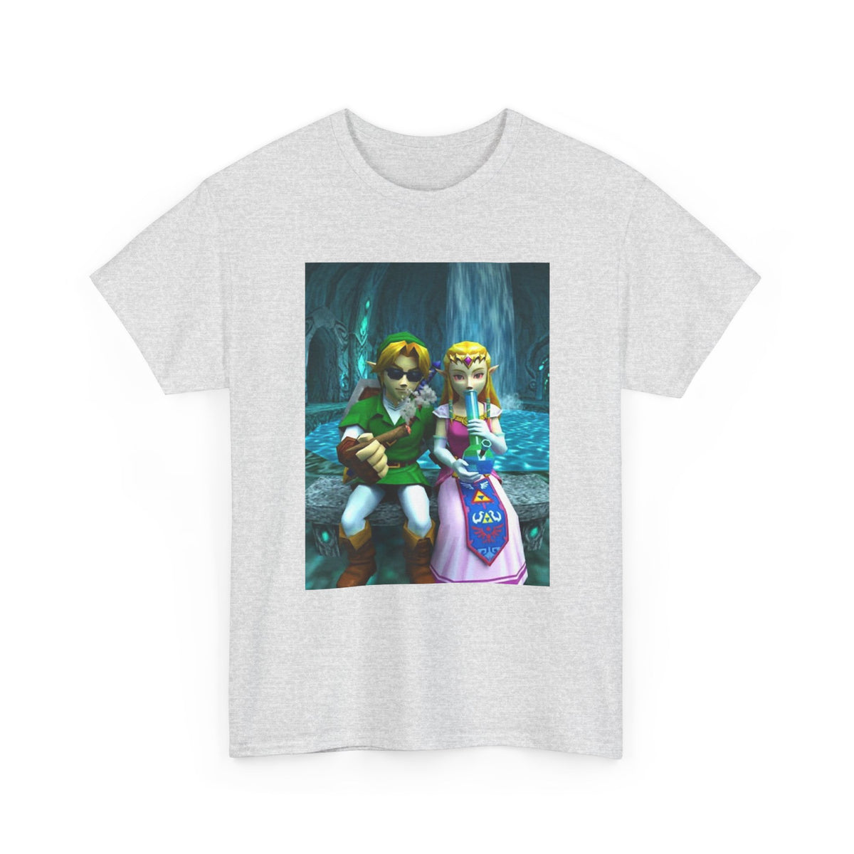 Link And Zelda Hitting The Stash