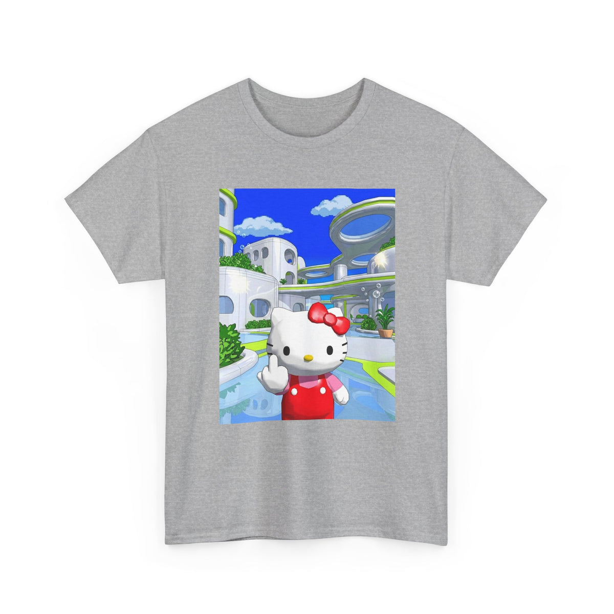 Aero Kitty Flipping The Bird Tee