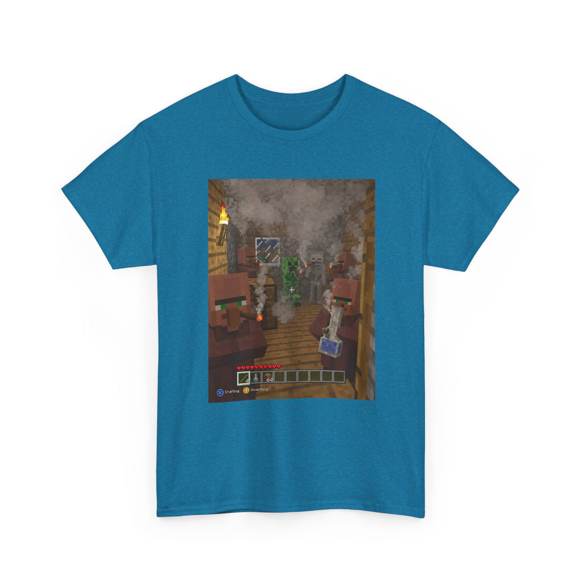 Minecraft Characters Hotboxing The House