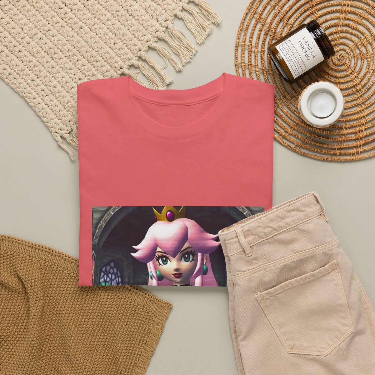 Goth Princess Peach In The Castle Tee