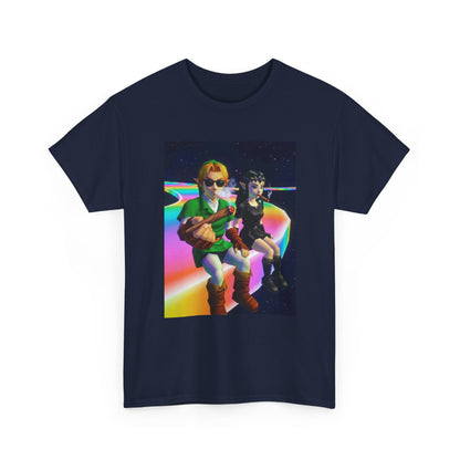 Link And Dark Link Smoking In Space