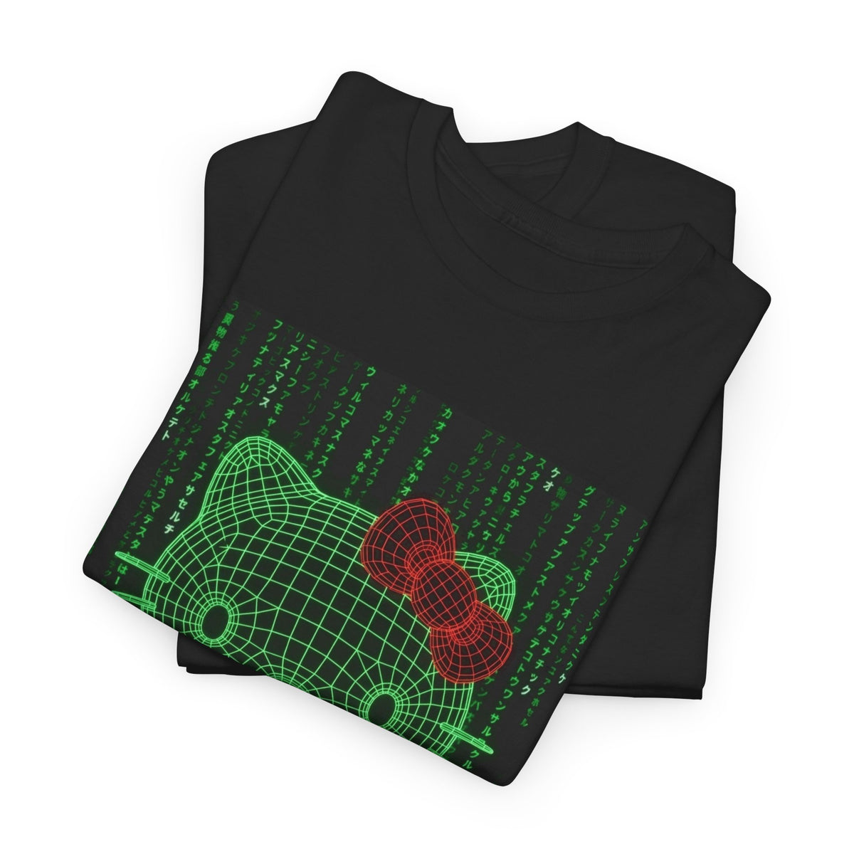 Cyber Hello Kitty Flips The Bird Tee
