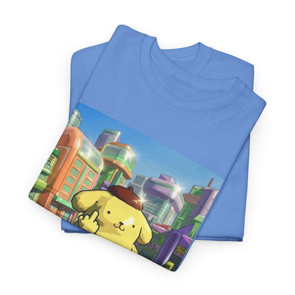 Pompompurin Flipping Bird Skate Park Tee