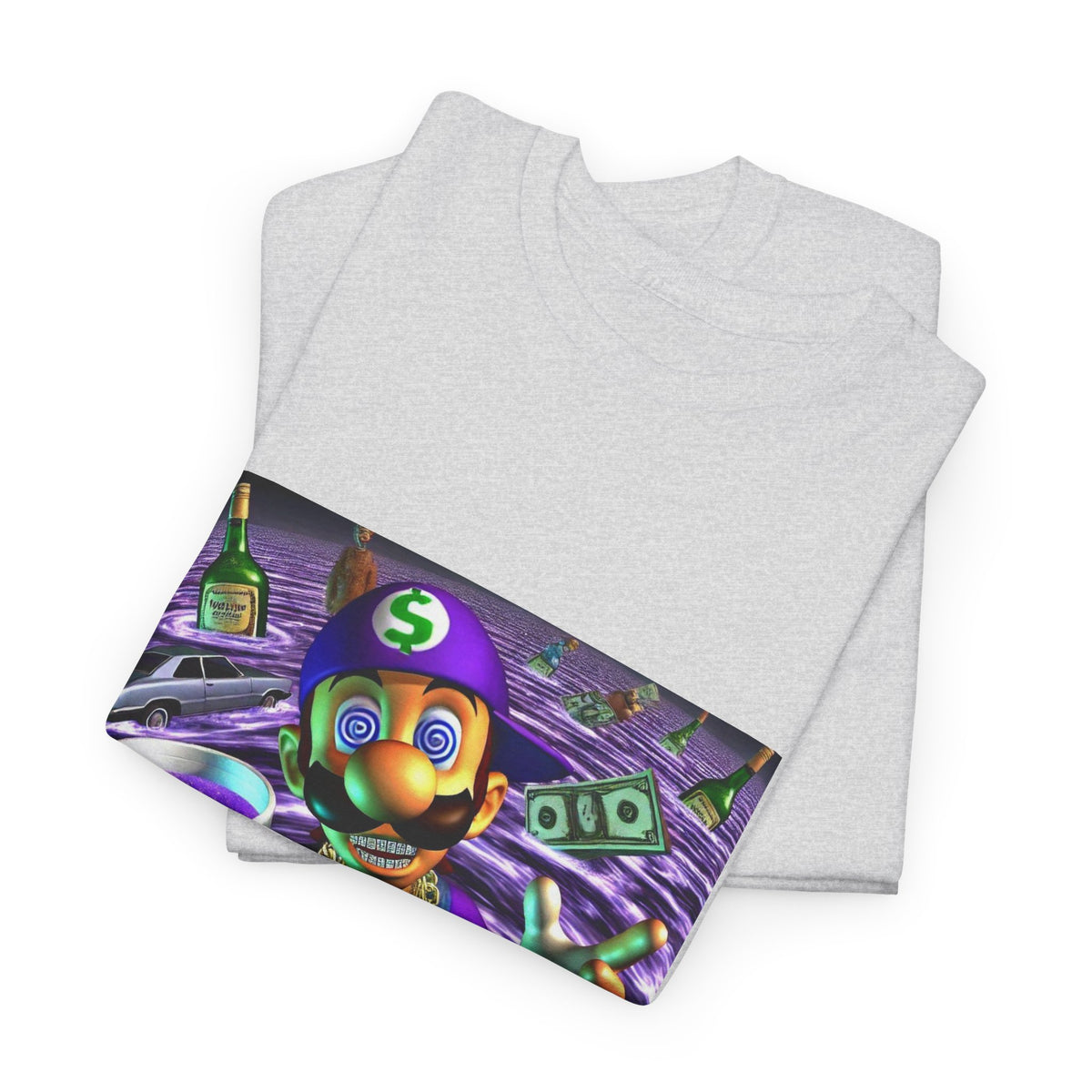 Digital Drip II Abstract Print Tee