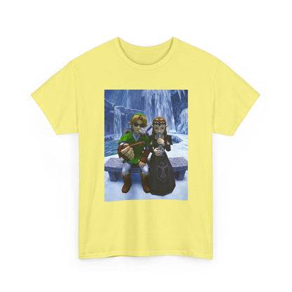 Link And Zelda Chilling In Ice Palace