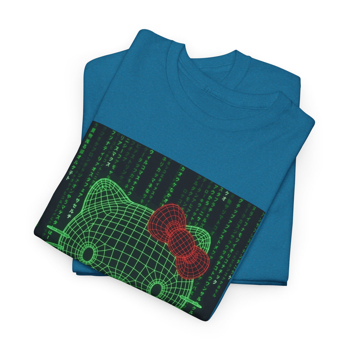 Cyber Hello Kitty Flips The Bird Tee
