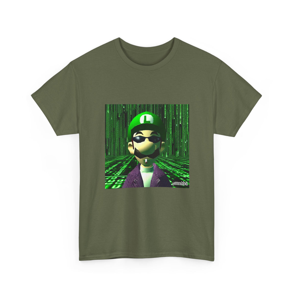 Matrix Luigi Smoking In The Glitch