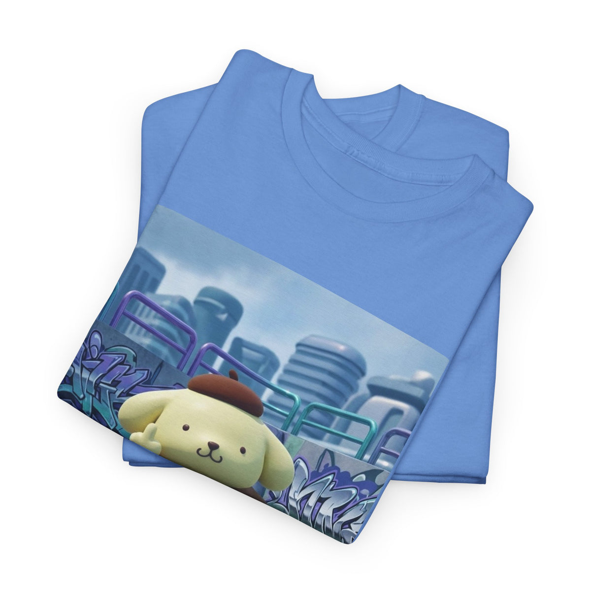 Pompompurin Flipping Off On Skateboard