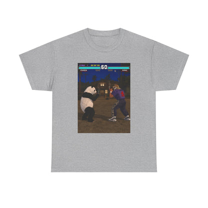 Panda And King Smoking Cigars Street Fight Tee
