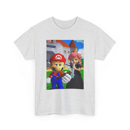 Mario And Peach Chilling At The Castle