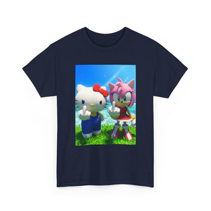 Hello Kitty And Amy Rose Flipping You Off