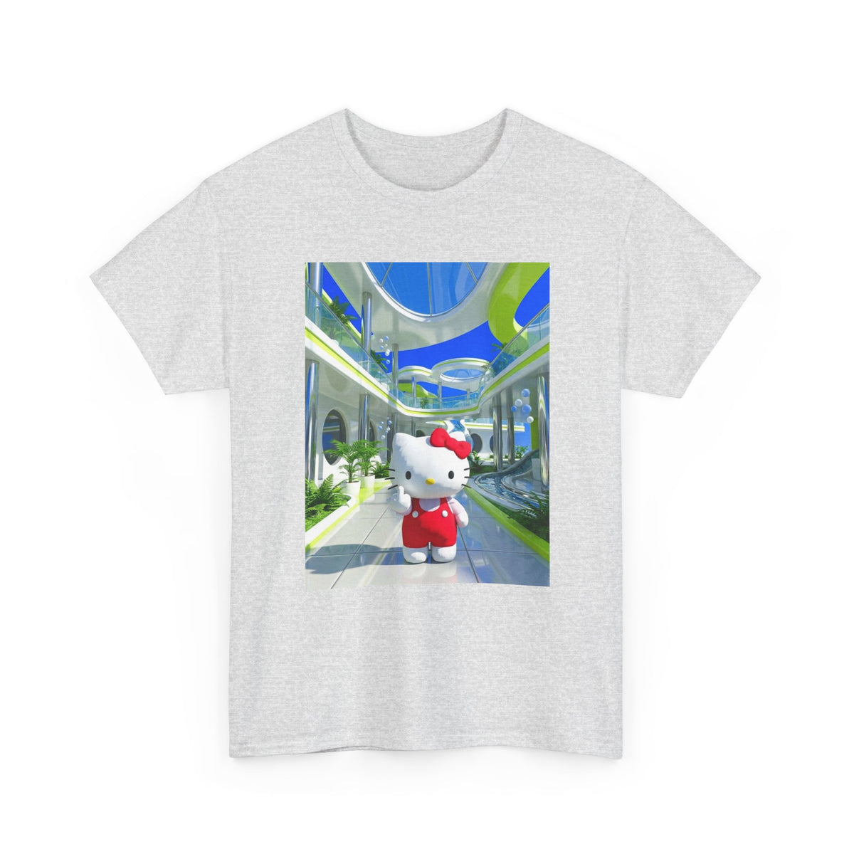 Hello Kitty Flips Off In Future Mall