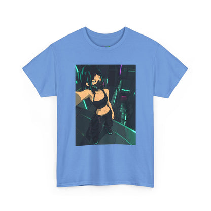 Green Horizon Blur Graphic Tee