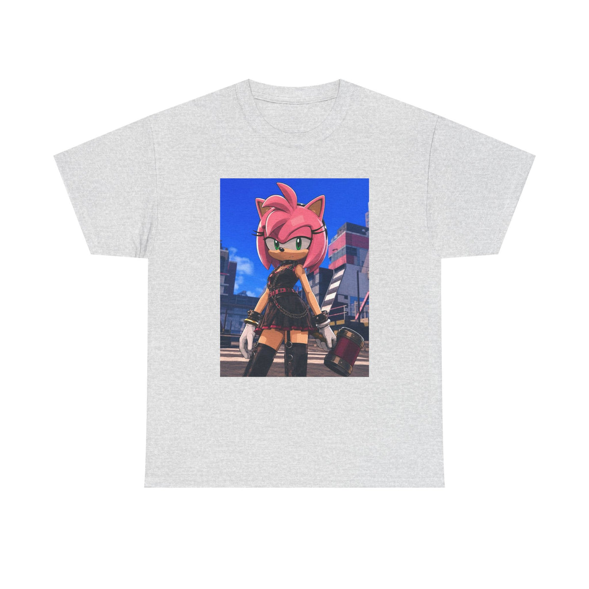 Gothic Amy Rose With Hammer Tee