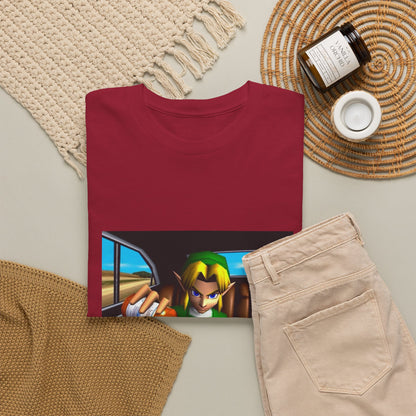 N64 Link Pouring Purple Lean Tee