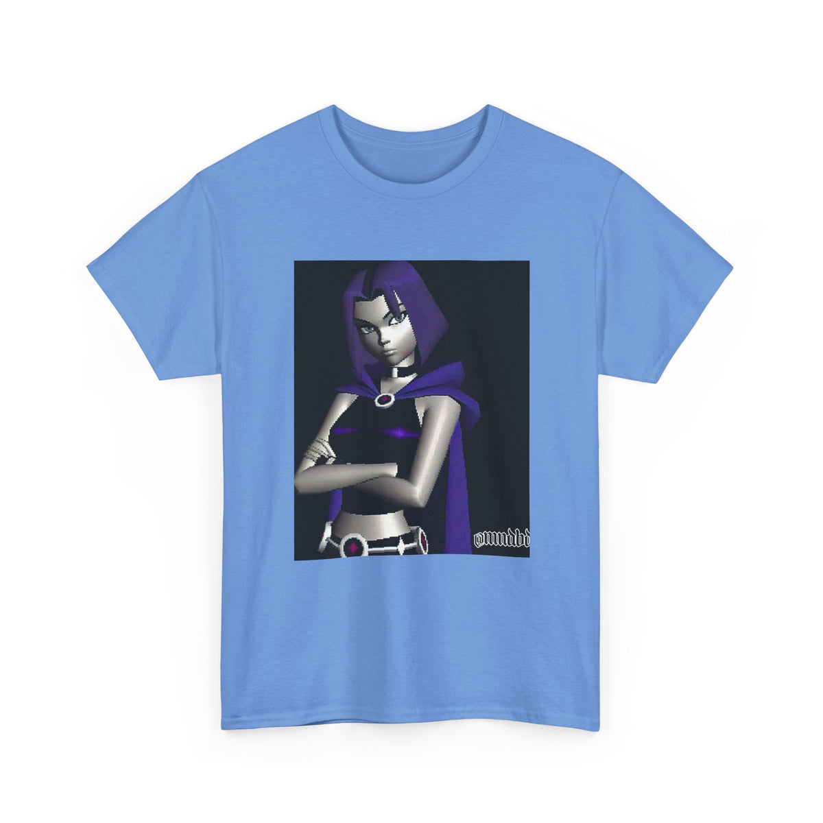 Pixelated Raven Standing Arms Crossed Tee