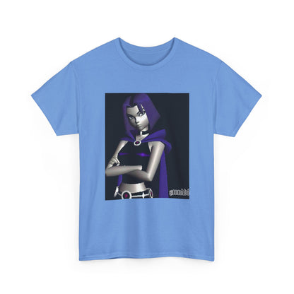 Pixelated Raven Standing Arms Crossed Tee