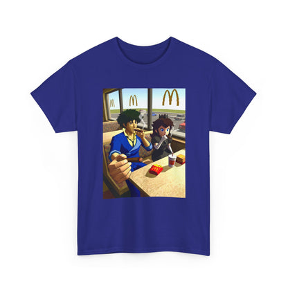 Spike Spiegel And Bowser Jr. Smoking Tee