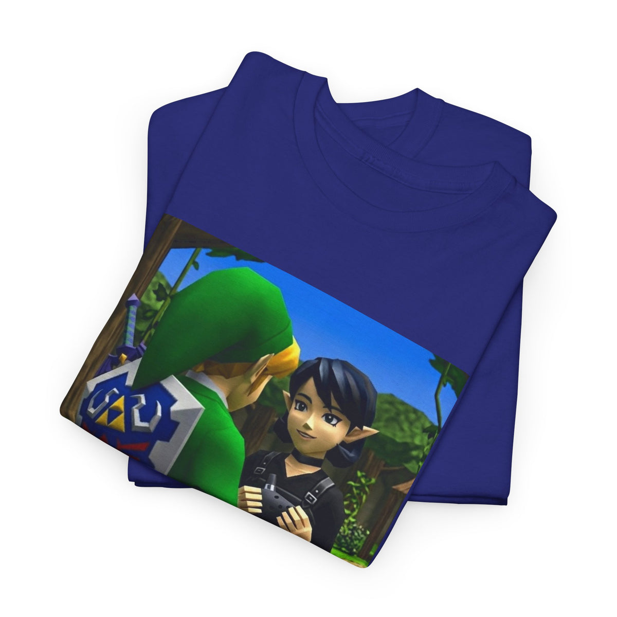 Link And Ocarina Girl Meeting