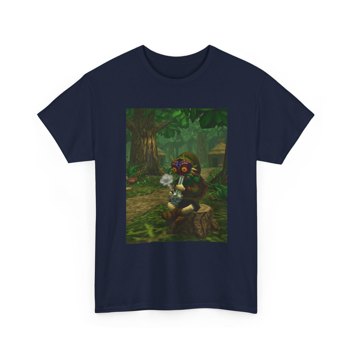 Deku Link Smoking Majora's Mask Tee