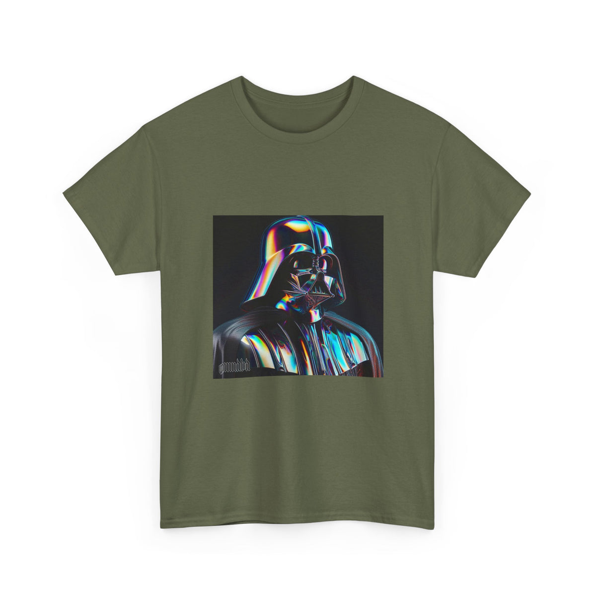 Holographic Dark Lord Vaporwave Icon Tee