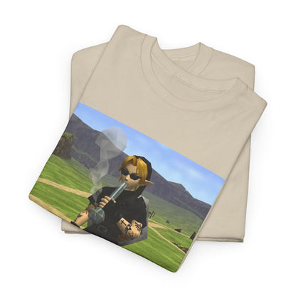 Edgy Dark Link Bong Hit Tee