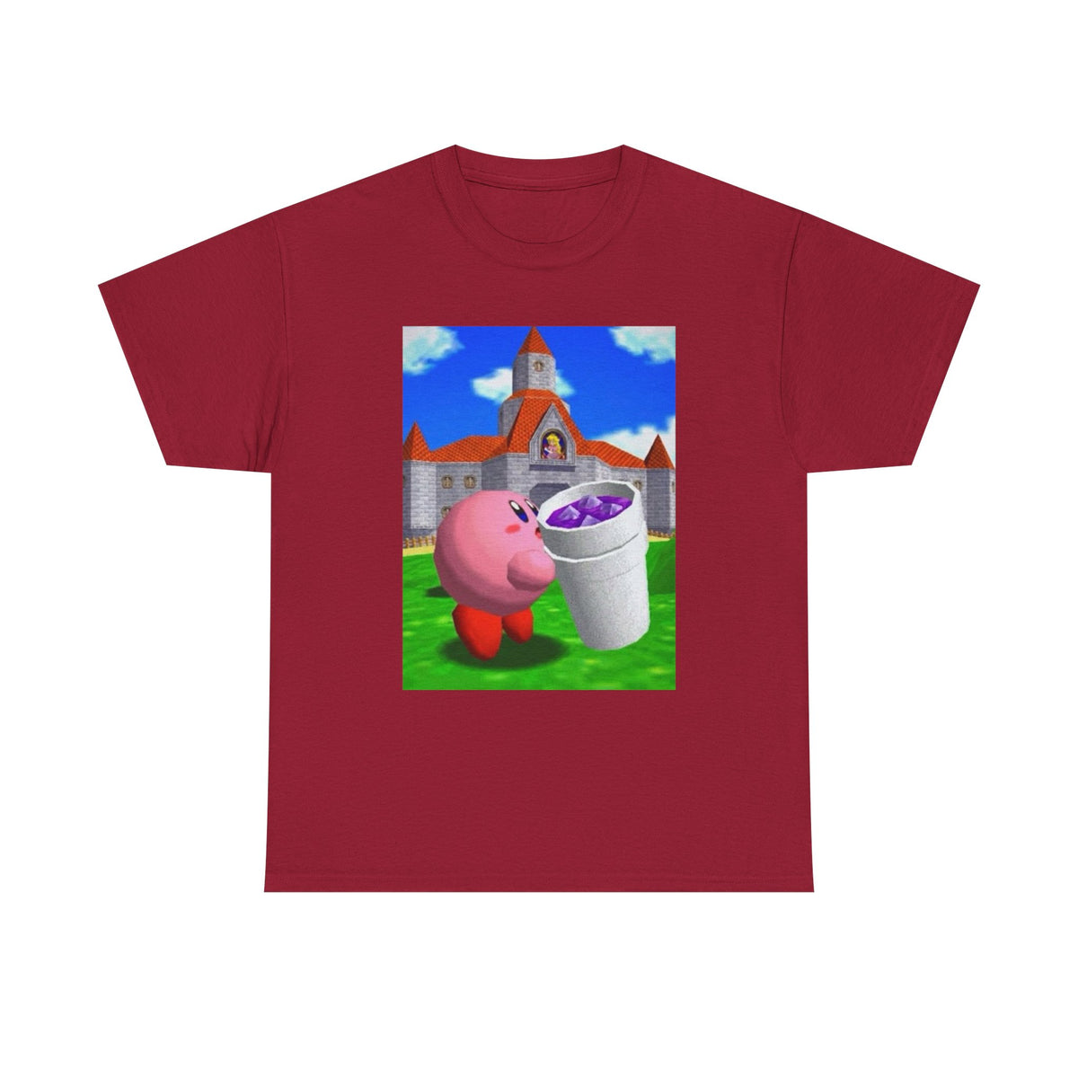 Kirby Sipping Lean At Mushroom Kingdom