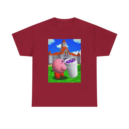 Kirby Sipping Lean At Mushroom Kingdom