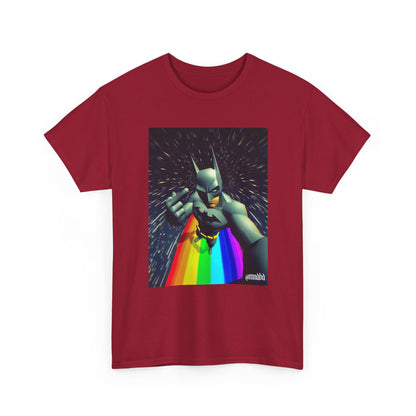 Batman Giving Finger On Rainbow Cape