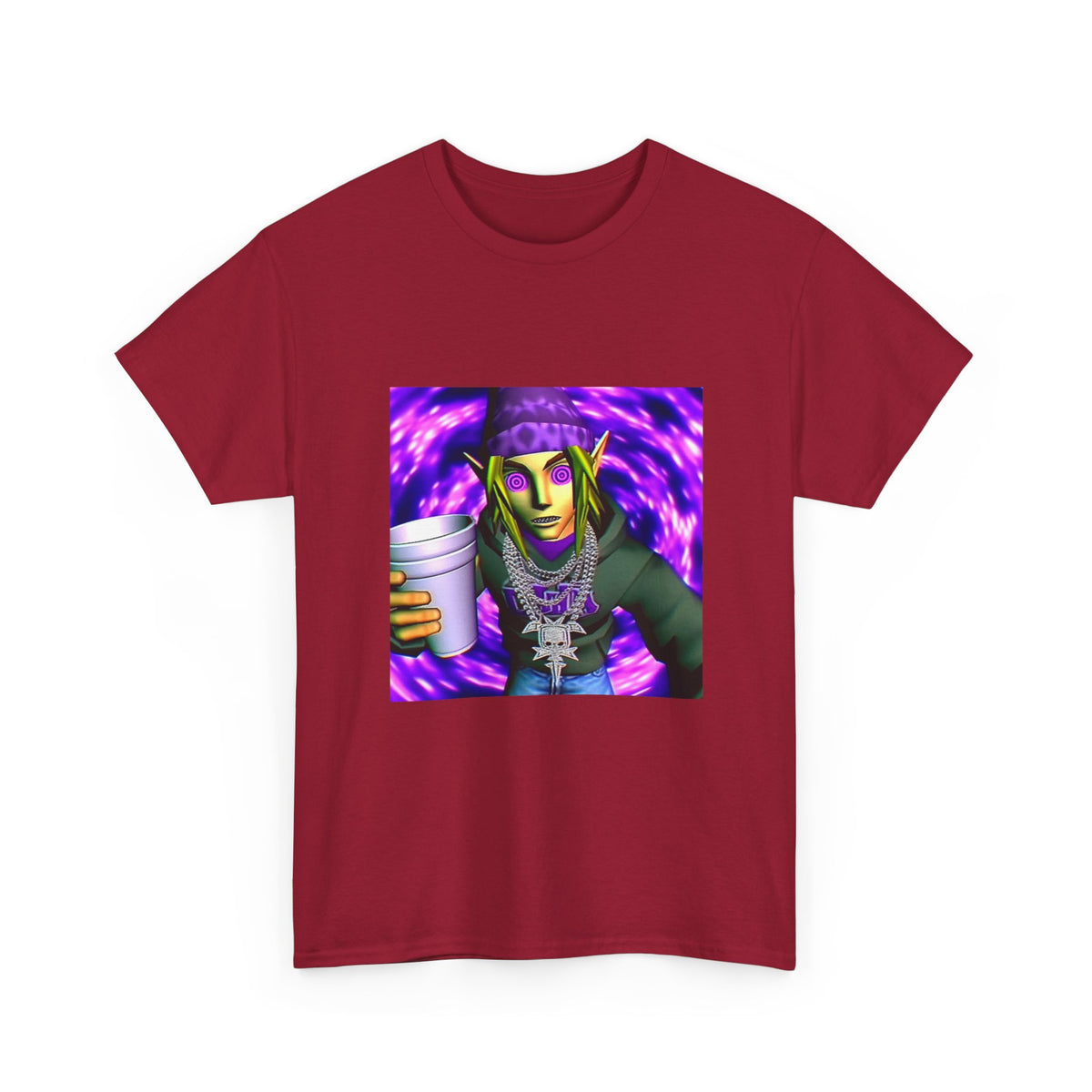 Dripped-Out Elf With Lean Cup