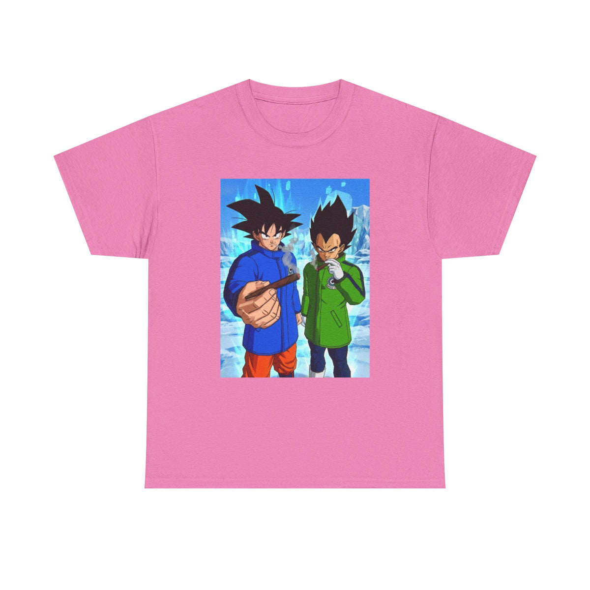 Goku and Vegeta Chillin' On Ice