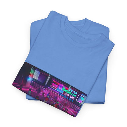 Neon Ember Flow Graphic Tee