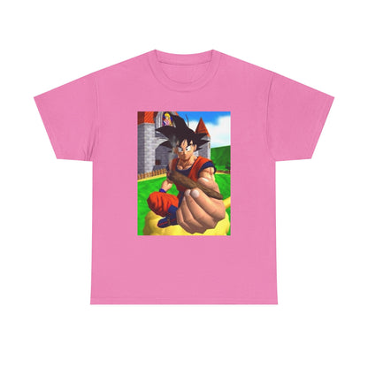 Goku Offers a Blunt at Peach's Castle
