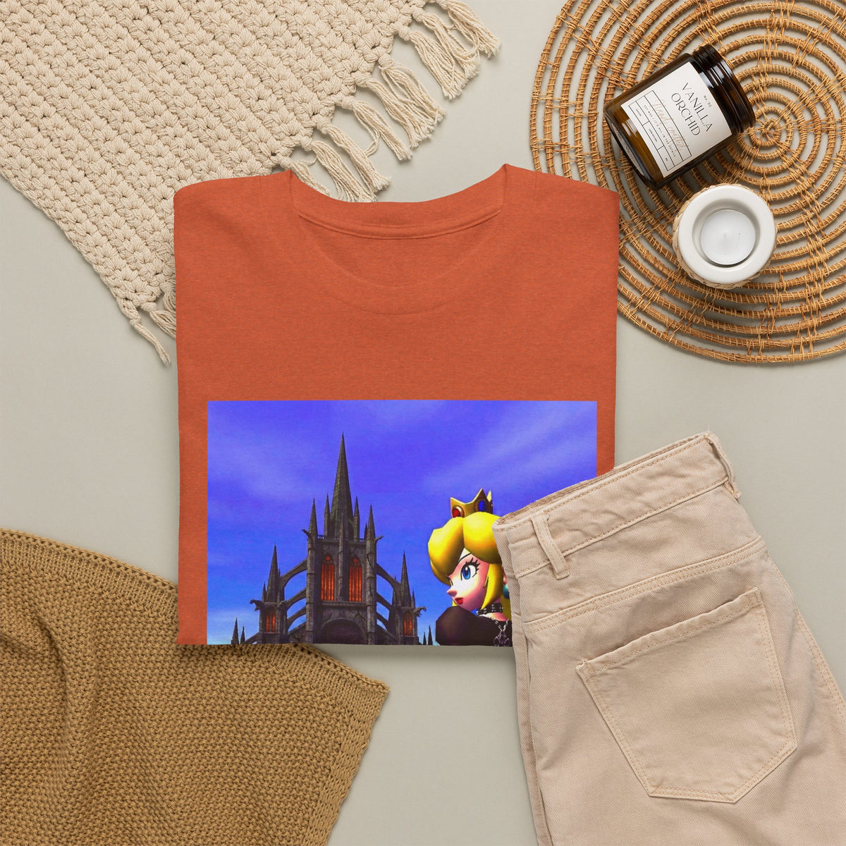 Goth Peach Rocking Goth Castle Tee