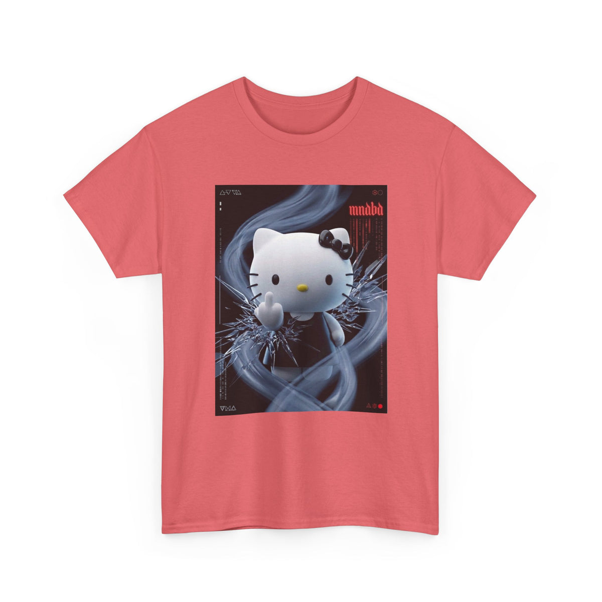 Edgy Hello Kitty Giving Middle Finger Tee