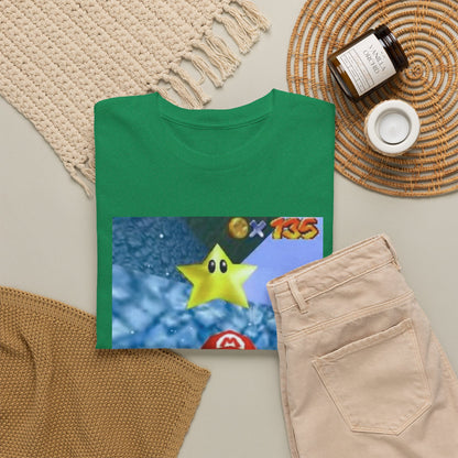 Mario Flips The Bird In Icy World Tee