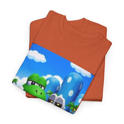 Yoshi And Dry Bones Flipping Off Tee (Design 7)