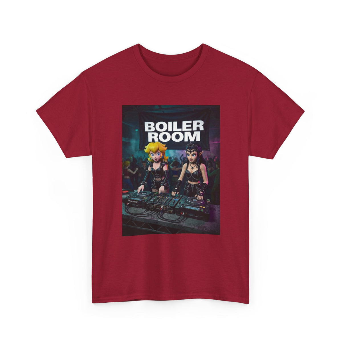 Princess Peach and Dark Peach DJing Tee