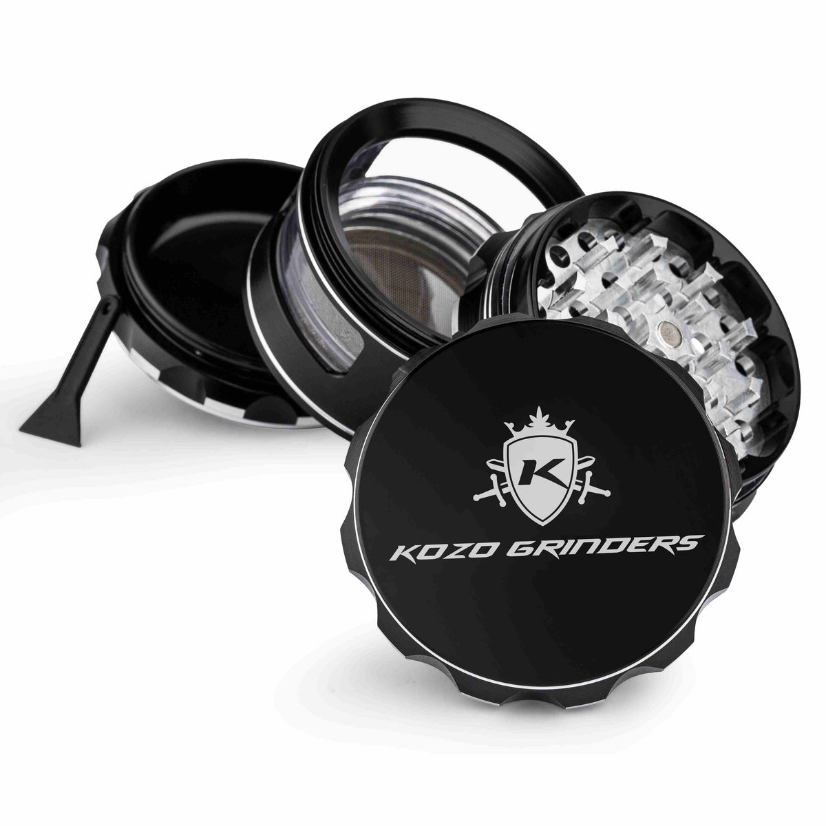 Kozo 2.5" Window 4-Piece Aircraft-Grade Aluminum Grinder