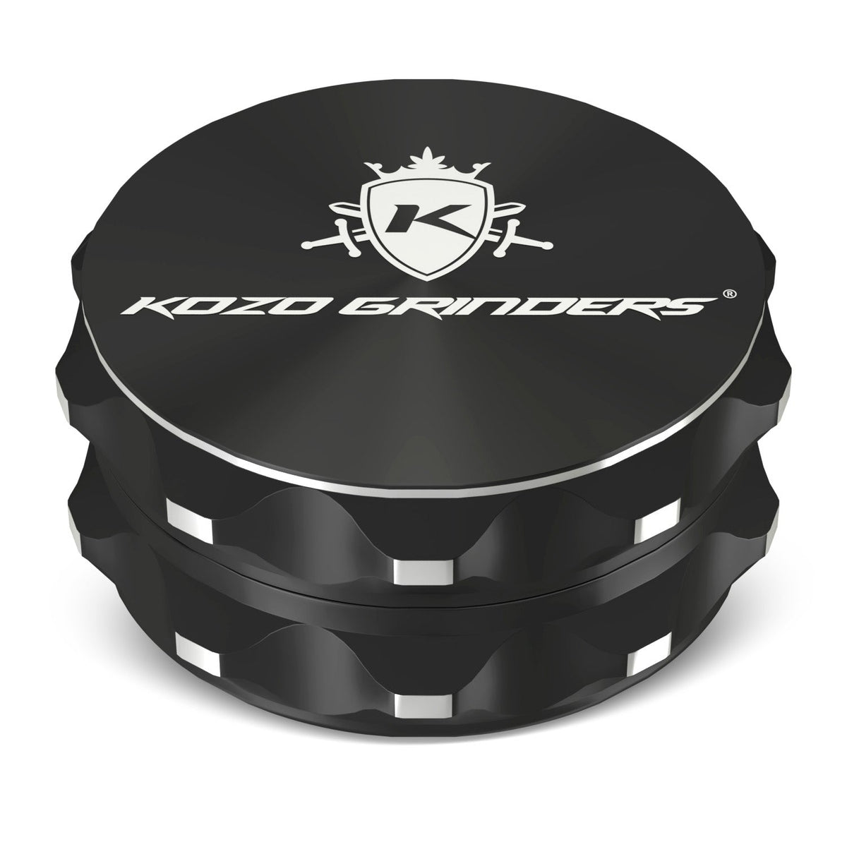 Kozo 2.5" 2-Piece Ceramic Non-Stick Aluminum Grinder