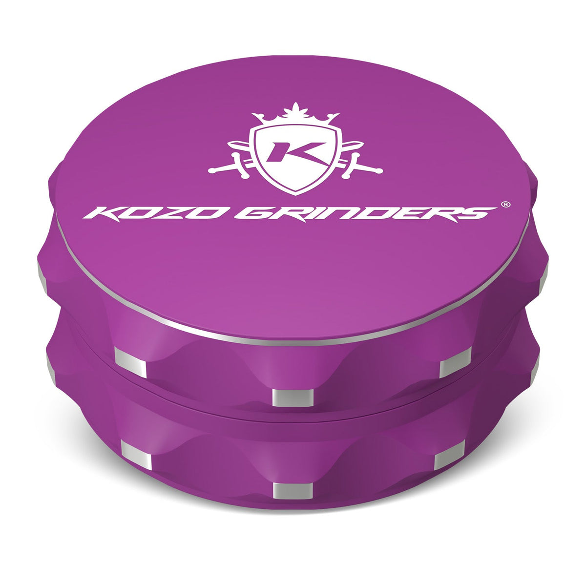 Kozo 2.5" 2-Piece Ceramic Non-Stick Aluminum Grinder