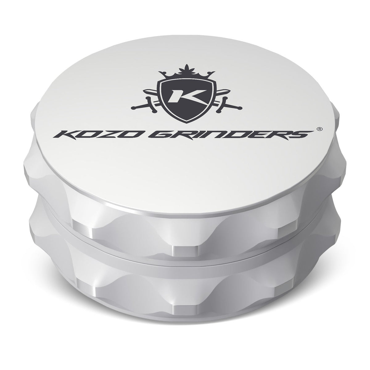 Kozo 2.5" 2-Piece Ceramic Non-Stick Aluminum Grinder