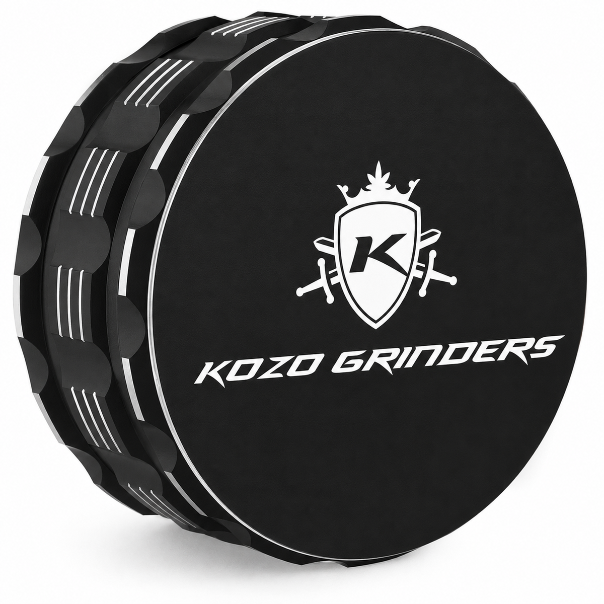 Kozo 4" 4-Piece Ceramic Non-Stick Aluminum Grinder
