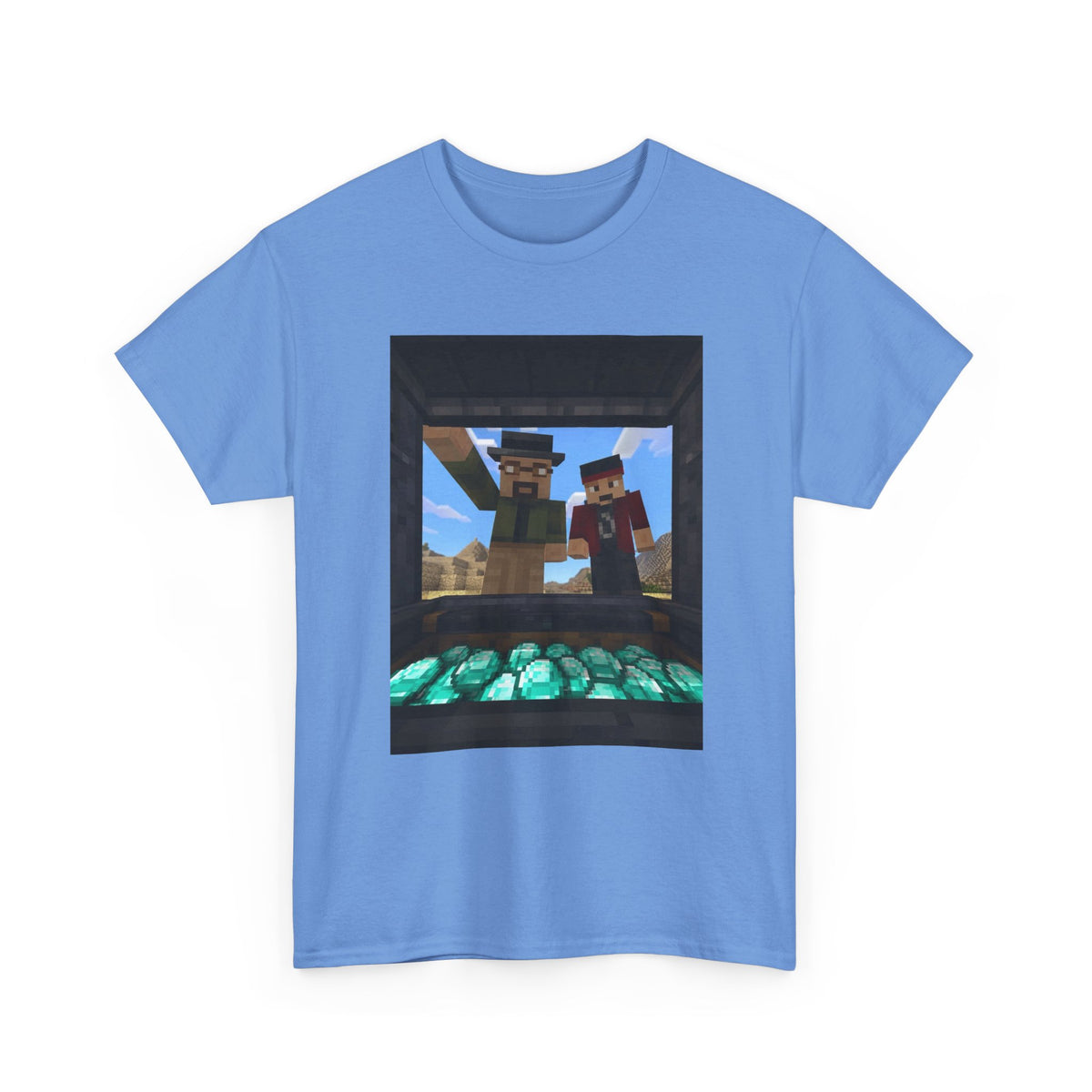Pixelated Duo With Precious Gems