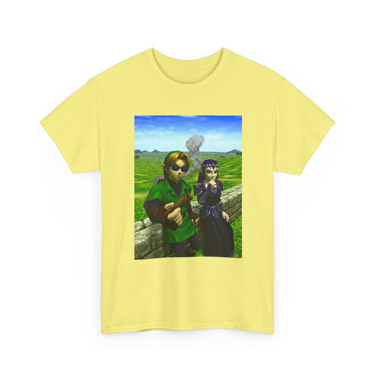 Link and Dark Zelda Blazing Hyrule Field