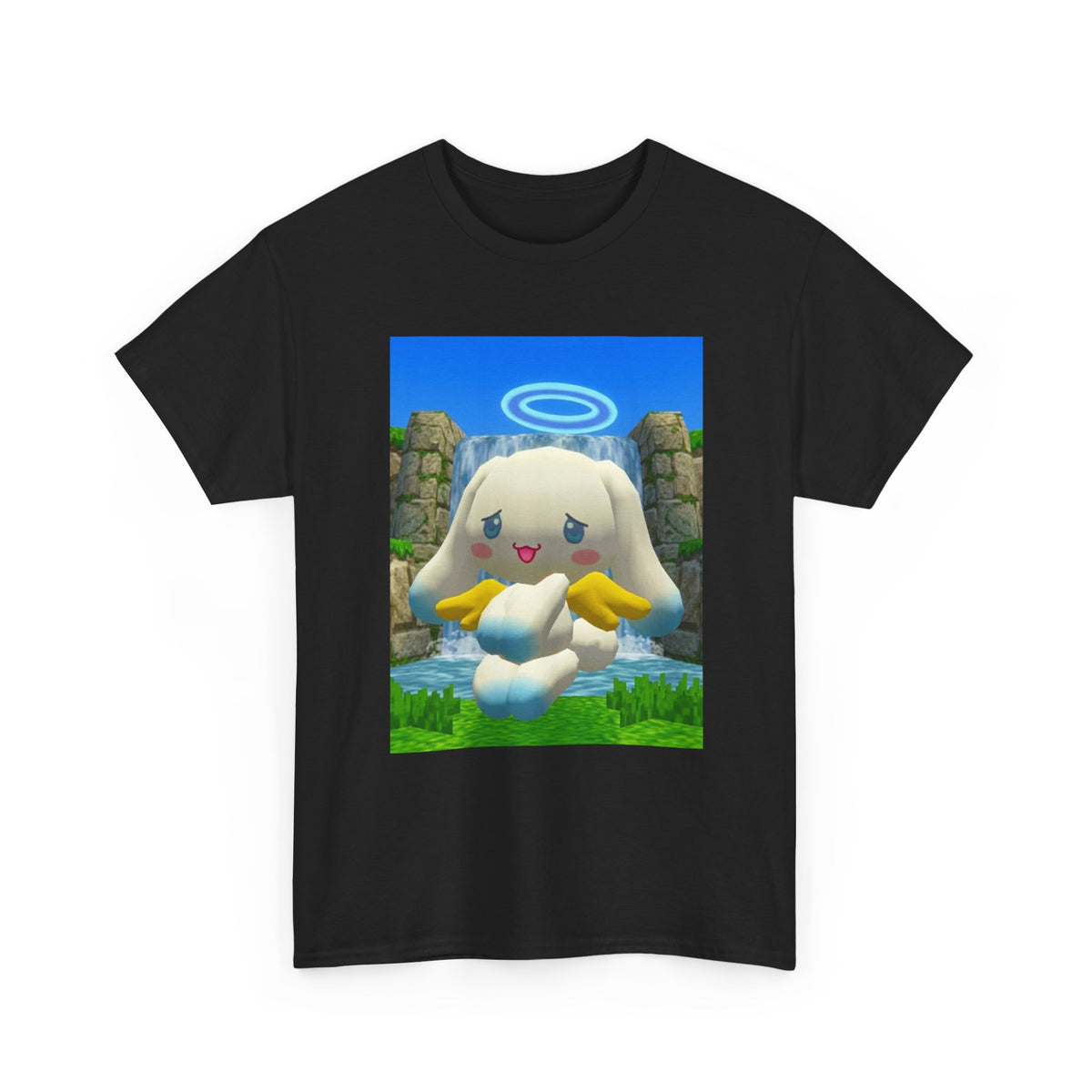 Angel Cinnamoroll Floating By Waterfall Tee