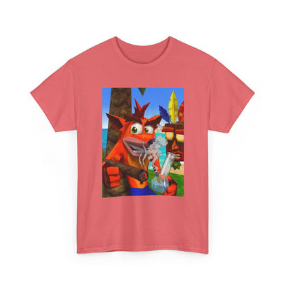 Crash Bandicoot Taking A Hit Tee