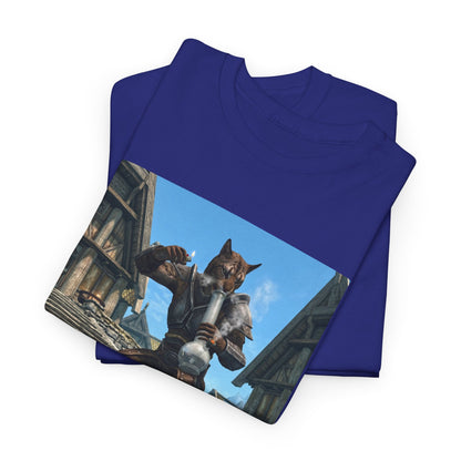 Neon Leaf Whisper Graphic Tee