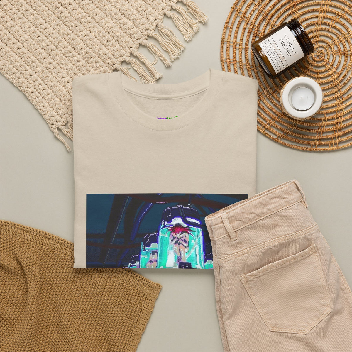 Cyanogenic Text Graphic Tee